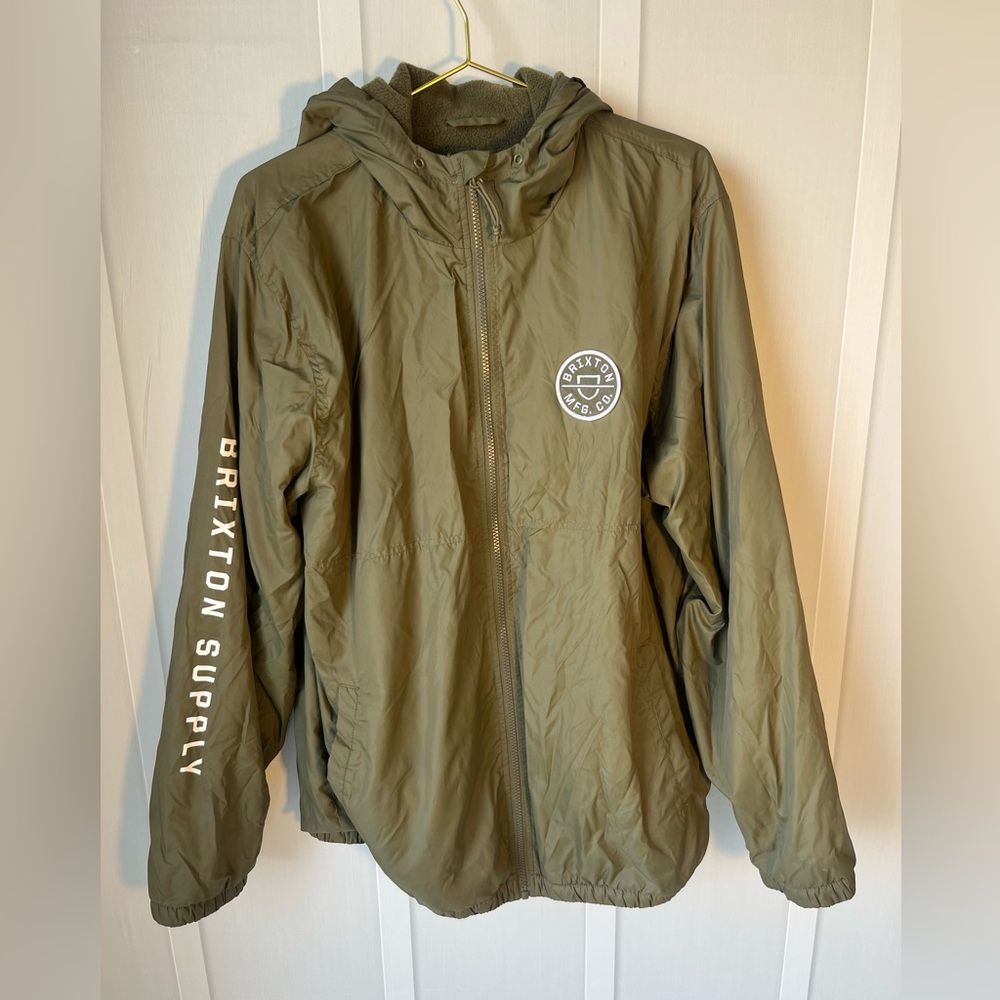 Brixton Claxton Hooded Jacket Size Extra Large